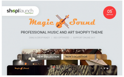 MagicSound – Professional Music and Art Shopify Theme magicsound professional music and art shopify theme
