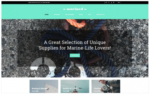 Marined – Boating Accessories Clean Shopify Theme marined boating accessories clean shopify theme