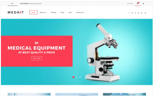 Medical Equipment Responsive Shopify Theme medical equipment responsive shopify theme