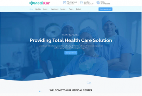 Medikor – Medical Healthcare Elementor Template Kit medikor medical healthcare elementor template kit