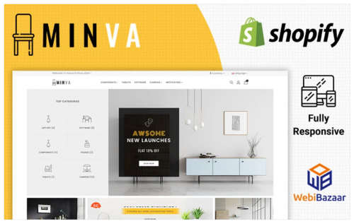 Minva Furniture Shopify Theme minva furniture shopify theme