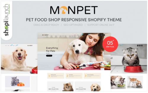 Monpet – Pet Food Shop Responsive Shopify Theme monpet pet food shop responsive shopify theme