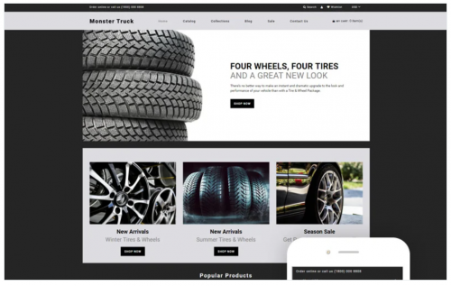 Monster Truck – Auto Parts Clean Shopify Theme monster truck auto parts clean shopify theme