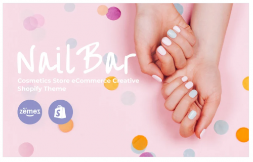 Nail Bar – Cosmetics Store eCommerce Creative Shopify Theme nail bar cosmetics store ecommerce creative shopify theme
