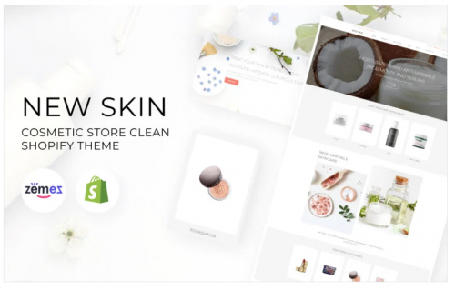 New Skin – Cosmetic Store eСommerce Clean Shopify Theme new skin cosmetic store eСommerce clean shopify theme