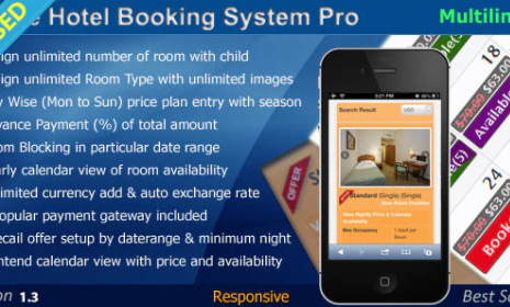 Online Hotel Booking System Pro 1.2 online hotel booking system pro