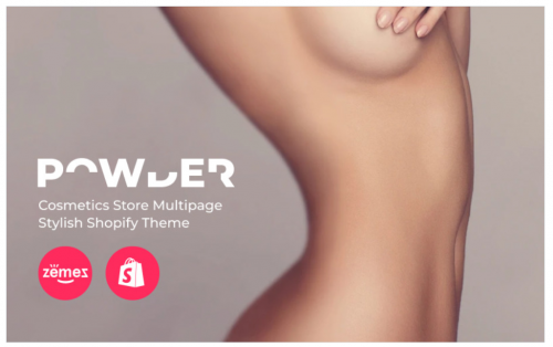 POWDER – Cosmetics Store Multipage Stylish Shopify Theme powder cosmetics store multipage stylish shopify theme