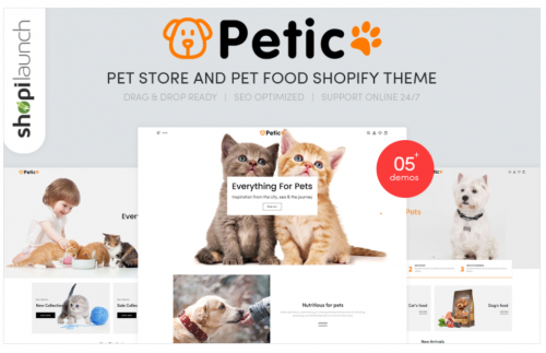 Petic – Pet Store and Pet Food Responsive Shopify Theme petic pet store and pet food responsive shopify theme