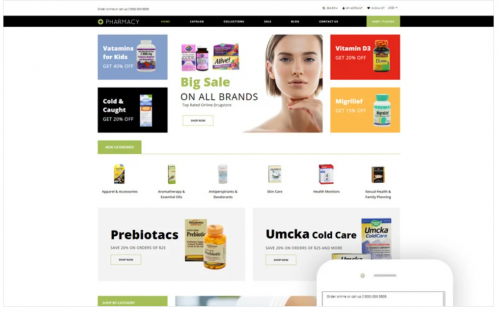 Pharmacy – Drug Store eCommerce Clean Shopify Theme pharmacy drug store ecommerce clean shopify theme