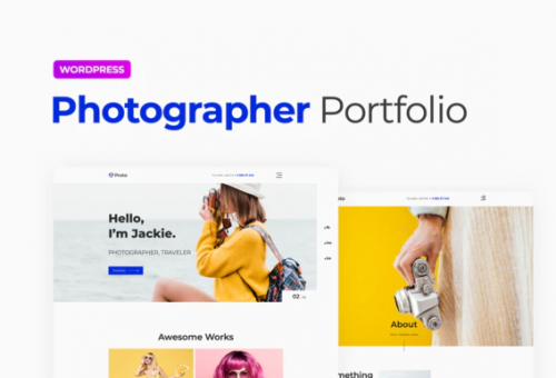 Proto – Photographer Portfolio Template Kit proto – photographer portfolio template kit