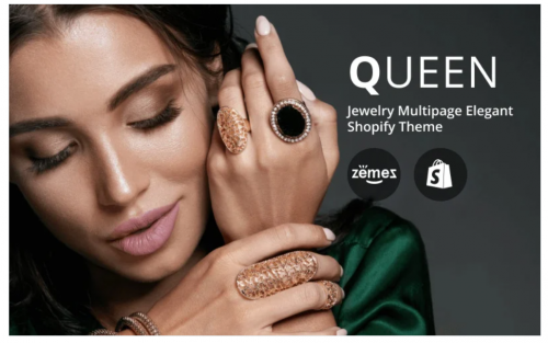 Queen – Jewelry Multipage Elegant Shopify Theme queen jewelry multipage elegant shopify theme
