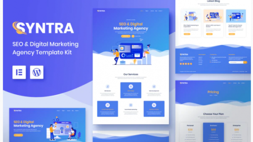 SYNTRA – SEO & Digital Marketing Agency Template Kit syntra – seo digital marketing agency template kit