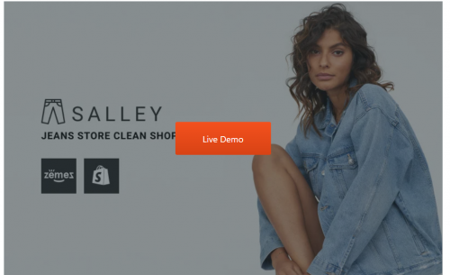 Salley – Jeans Store Clean Shopify Theme salley jeans store clean shopify theme