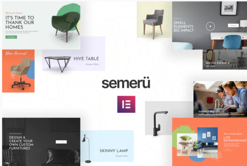 Semeru – Furniture Store Elementor Template Kit semeru furniture store elementor template kit