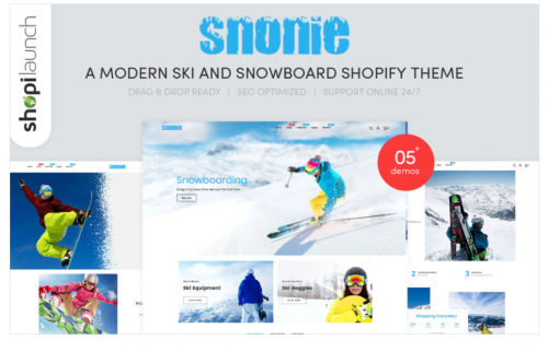 Snonie | A Modern Ski And Snowboard Shopify Theme snonie a modern ski and snowboard shopify theme