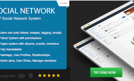 Social Network – PHP Social Networking System 1.0.0 social network php social networking system
