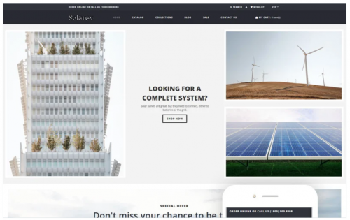 Solarex – Solar Energy Multipage Clean Shopify Theme solarex solar energy multipage clean shopify theme
