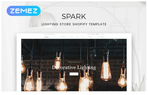 Spark – Lighting Store Modern Shopify Theme spark lighting store modern shopify theme