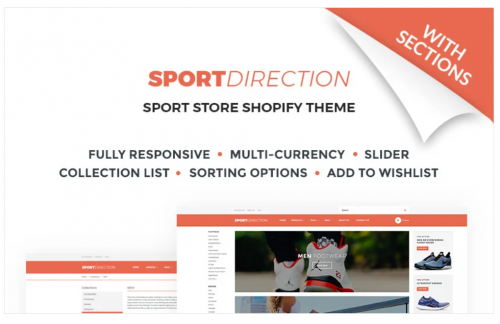 Sport Direction – Sports Store Shopify Theme sport direction sports store shopify theme