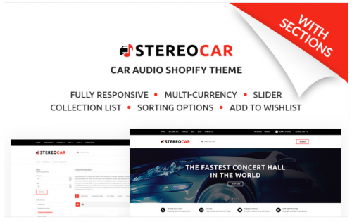 Stereocar – Efficient Automobiles Parts & Accessories Online Shopify Theme stereocar efficient automobiles parts accessories online shopify theme