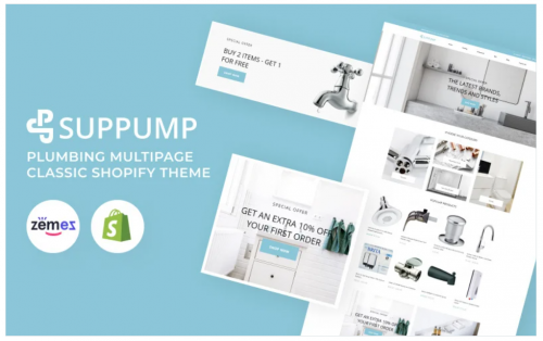Suppump – Plumbing Multipage Classic Shopify Theme suppump plumbing multipage classic shopify theme