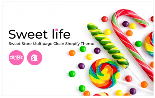 Sweet Life – Sweet Store Multipage Clean Shopify Theme sweet life sweet store multipage clean shopify theme