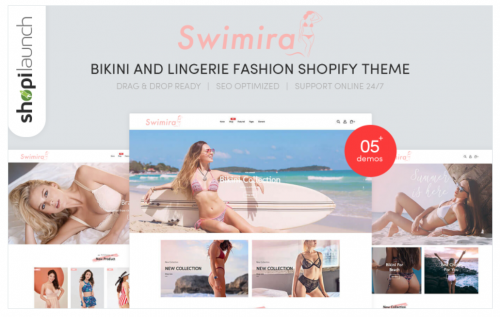 Swimira – Bikini & Lingerie Fashion Shopify Theme swimira bikini lingerie fashion shopify theme