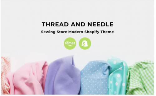 Thread And Needle – Sewing Store Modern Shopify Theme thread and needle sewing store modern shopify theme