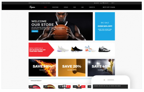 Tigers – Basketball Store Modern Shopify Theme tigers basketball store modern shopify theme