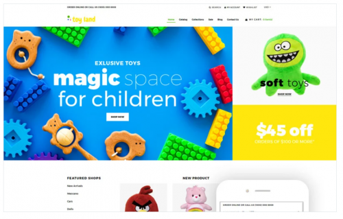 Toy Land – Toy Store Ready-To-Use Clean Shopify Theme toy land toy store ready to use clean shopify theme