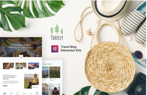 Travely – Travel Blog Template Kit travely travel blog template kit