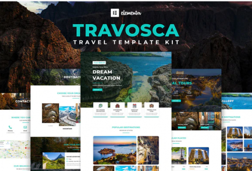 Travosca – Travel Elementor Template Kit travosca travel elementor template kit