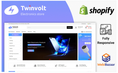 Twinvolt Electronic Shopify Theme twinvolt electronic shopify theme