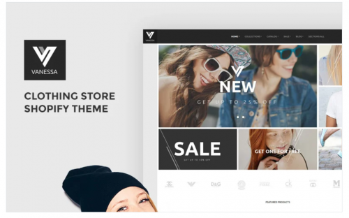 Vanessa – Clothing Store Shopify Theme vanessa clothing store shopify theme