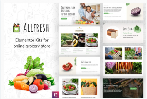 Allfresh – Grocery Store Template Kit allfresh