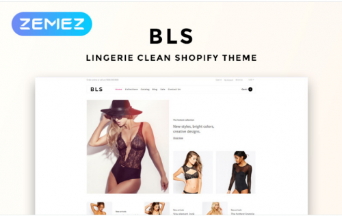 BLS – Lingerie E-commerce Clean Shopify Theme dstyfl