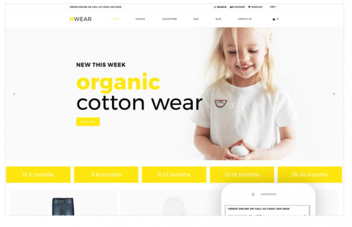 nWear – Kids Fashion & Clothing Multipage Clean Shopify Theme nwear kids fashion clothing multipage clean shopify theme