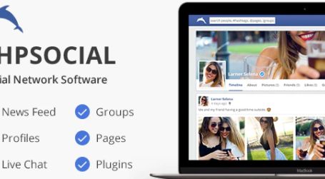 phpSocial – Social Network Platform 4.4.0 phpsocial social network platform