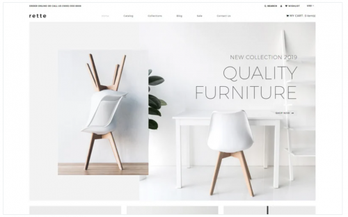rette – Furniture Multipage Minimalistic Shopify Theme rette furniture multipage minimalistic shopify theme