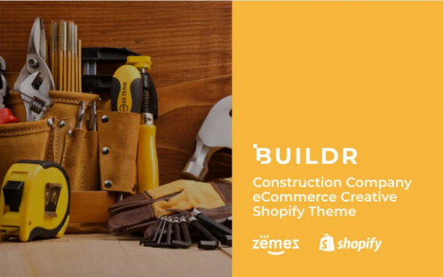 BUILDR – Construction Company eCommerce Creative Shopify Theme sdsf