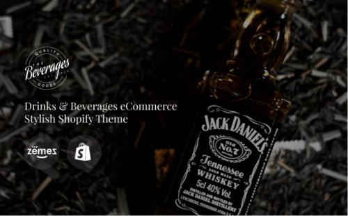 Beverages – Drinks & Beverages eCommerce Stylish Shopify Theme tfj