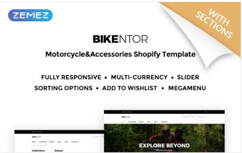 Bikentor – Extreme Motorcycle Online Store Shopify Theme