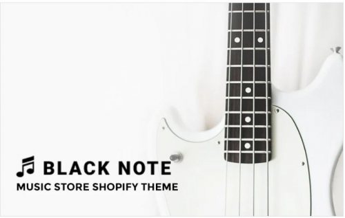 Black Note – Music Store Shopify Theme