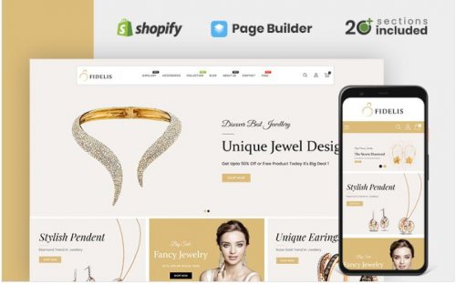 Fidelis Jewellery Store Shopify Theme