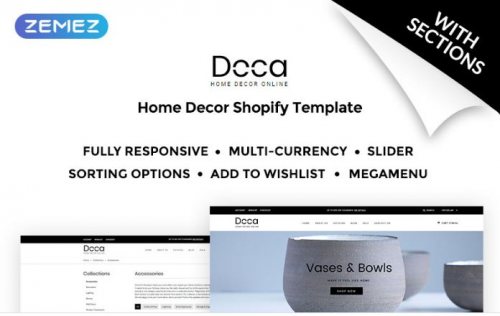 Doca – Home Decor Responsive Shopify Theme