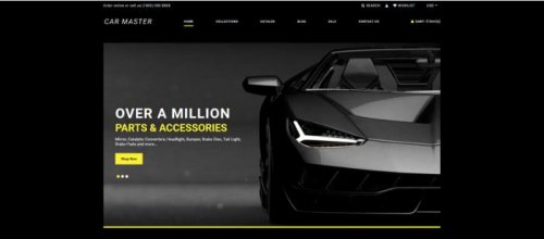 Car Master – Auto Parts Multipage Creative Shopify Theme