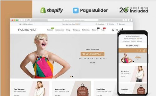 Fashionist Multipurpose Shopify Theme