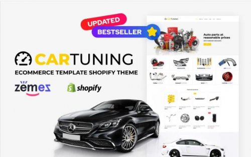 Car Tuning eCommerce Template Shopify Theme
