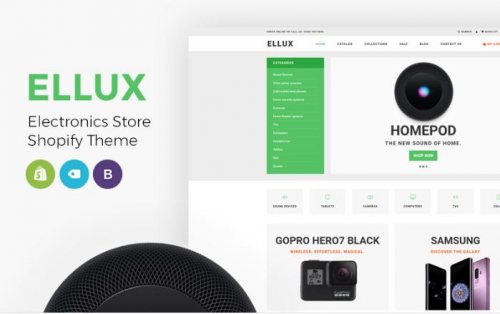 Ellux – Electronics Store Shopify Theme