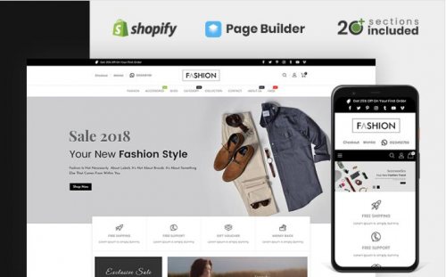 Fashion Clothing and Accessories Shopify Theme